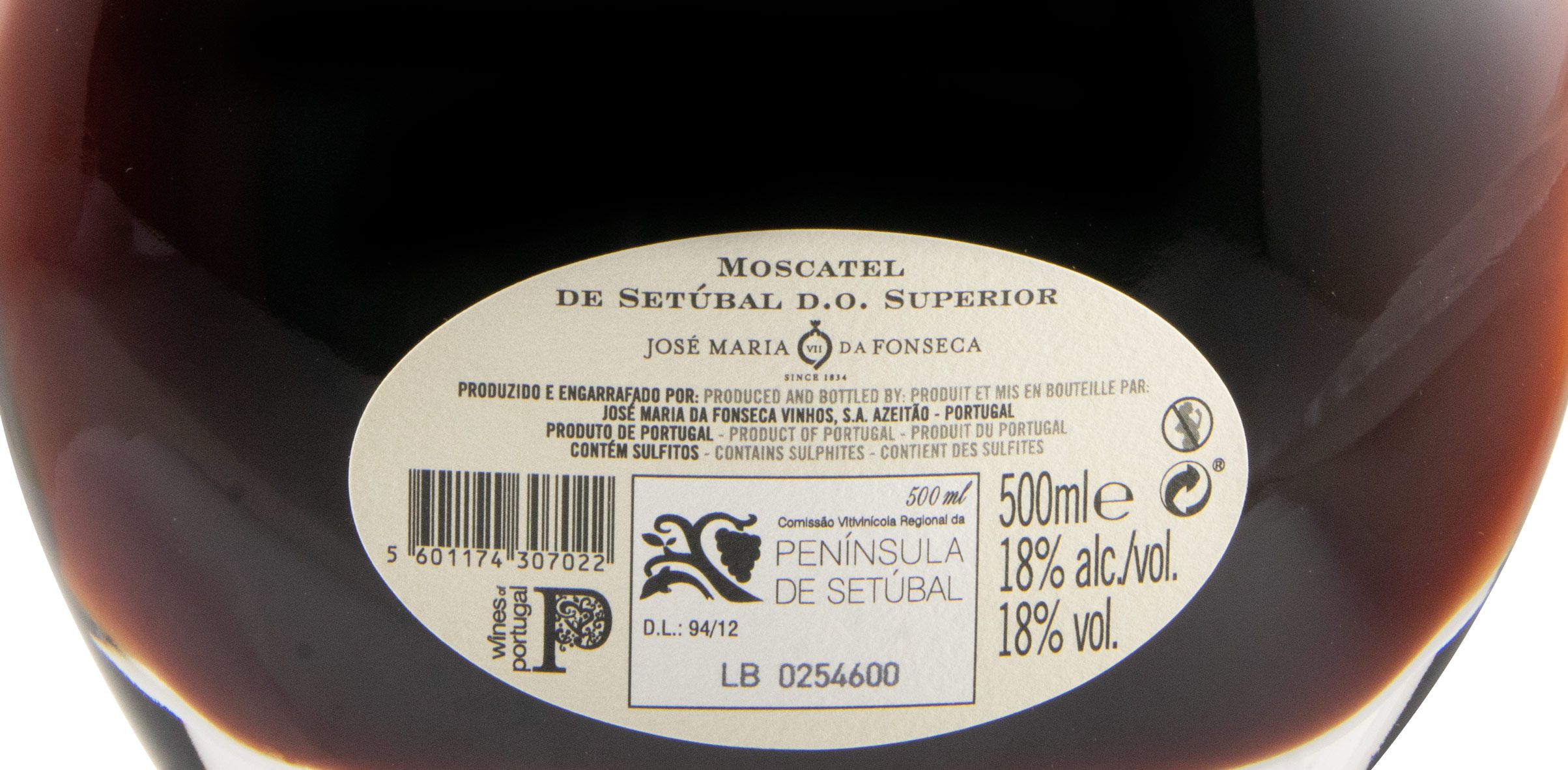 1924 Moscatel de Setúbal José Maria da Fonseca Superior 50cl