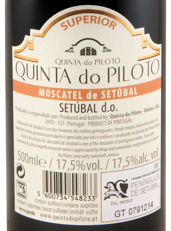 2019 Moscatel de Setúbal Quinta do Piloto Superior 50cl