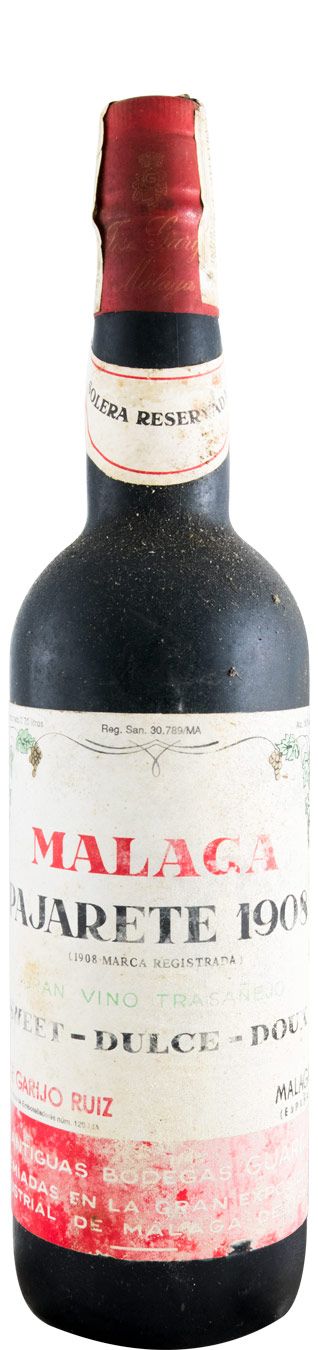 Malaga Pajarete 1908 Solera Reserva Jose Garijo Ruiz