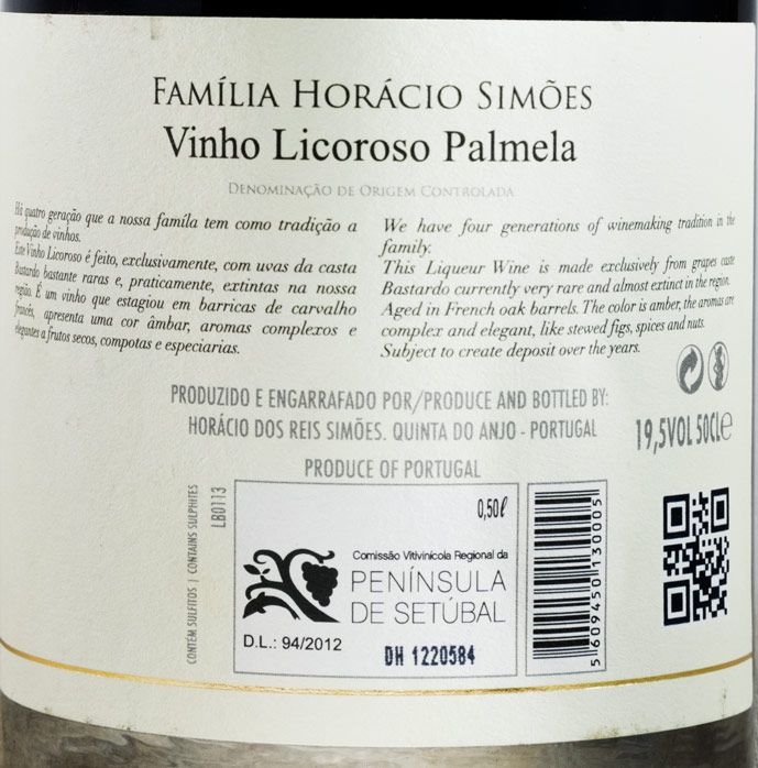 2013 Licoroso Horácio Simões Bastardo 50cl