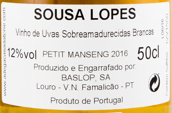 2016 Secret Spot Petit Manseng Late Harvest white 50cl