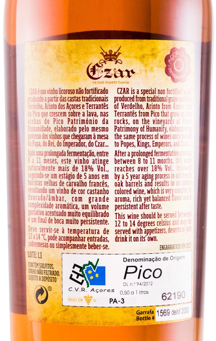 2011 Licoroso Czar Private Reserve