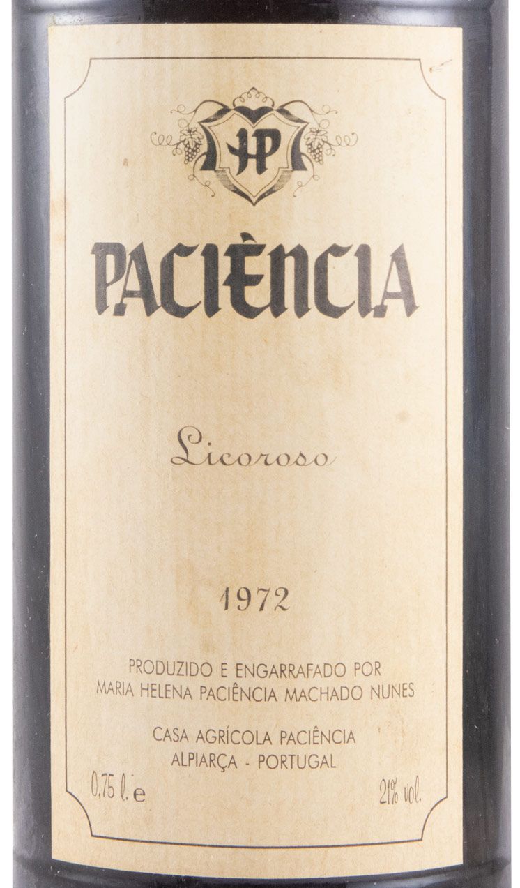 1972 Liqueur Wine Paciência