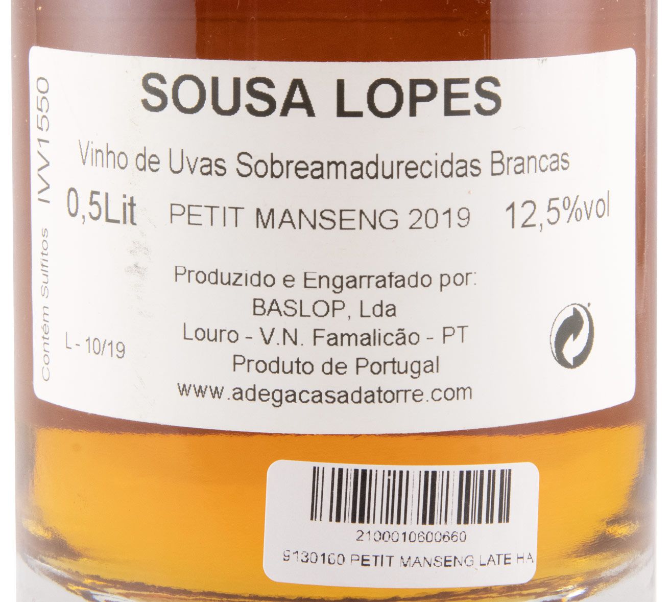 2019 Sousa Lopes Petit Manseng Colheita Tardia branco 50cl
