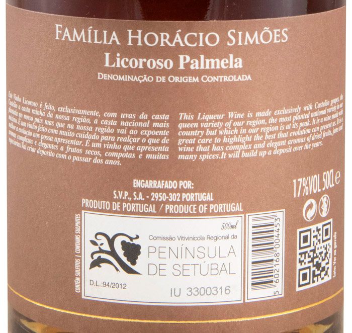 2015 Liqueur Wine Horácio Simões Castelão 50cl