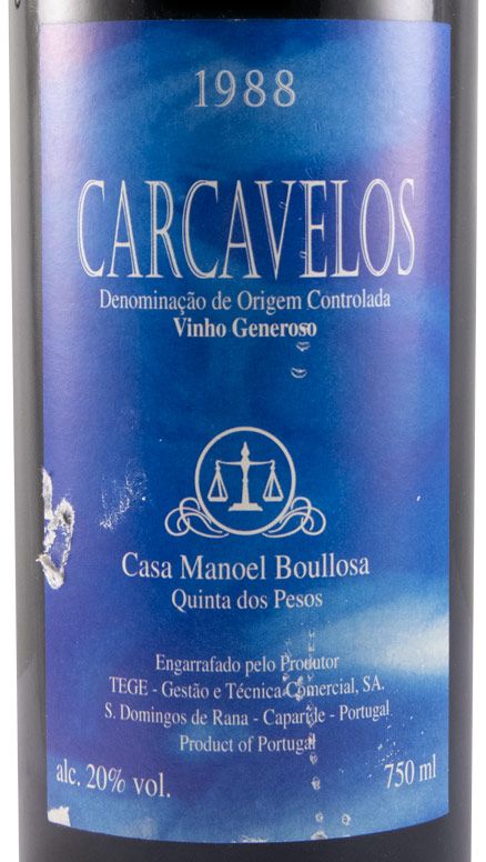 1988 Carcavelos Casa Manoel Boullosa Quinta dos Pesos