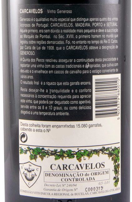 1988 Carcavelos Casa Manoel Boullosa Quinta dos Pesos
