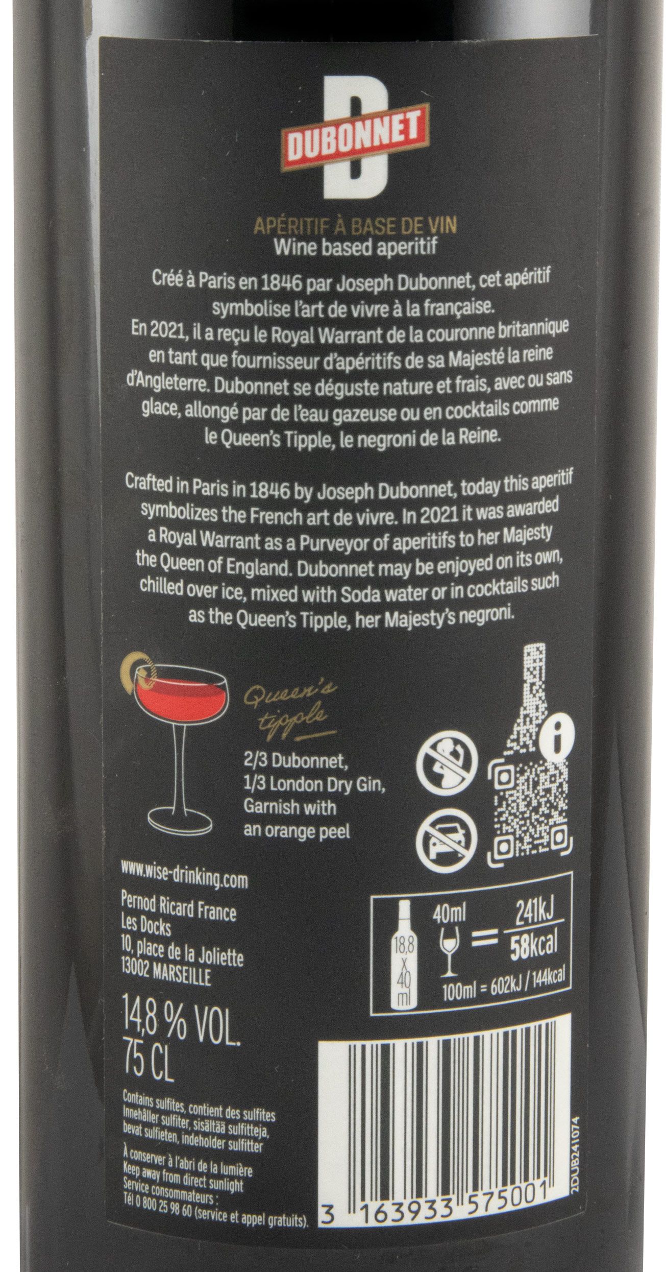 Aperitivo Dubonnet 75cl