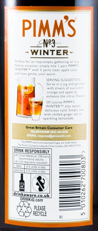 Pimm's N.º 3 Winter