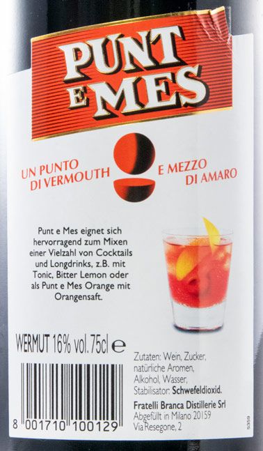 Vermouth Carpano Punt e Mes