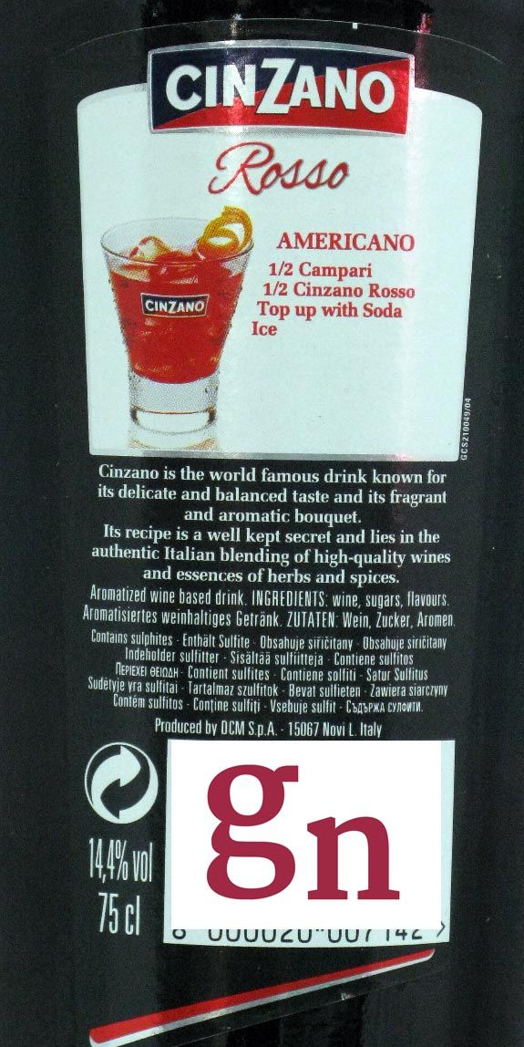 Cinzano Rosso