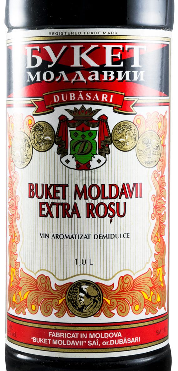Vermute Buket Moldavii Extra Rosu 1L