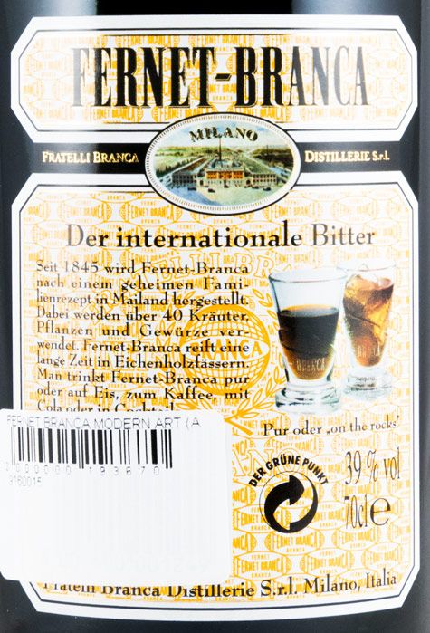 Fernet Branca Modern Art (caixa azul)