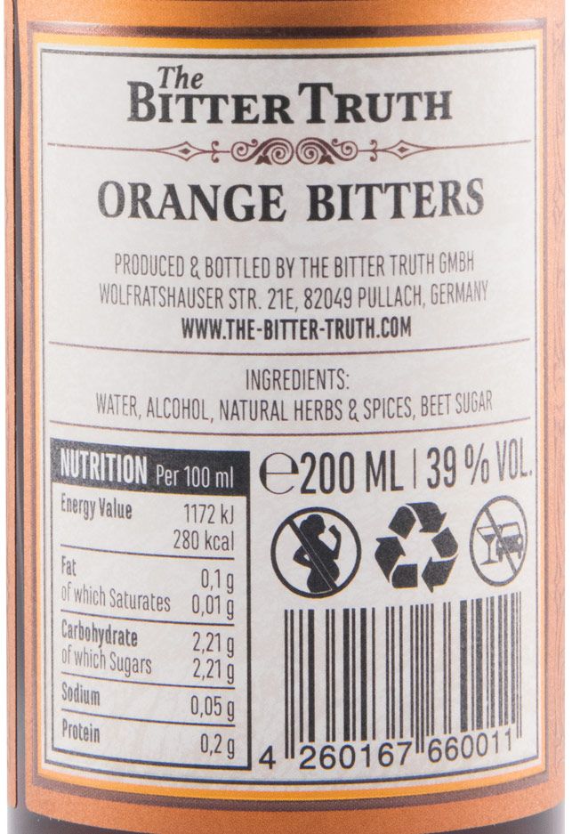 Bitter Truth Orange 20cl