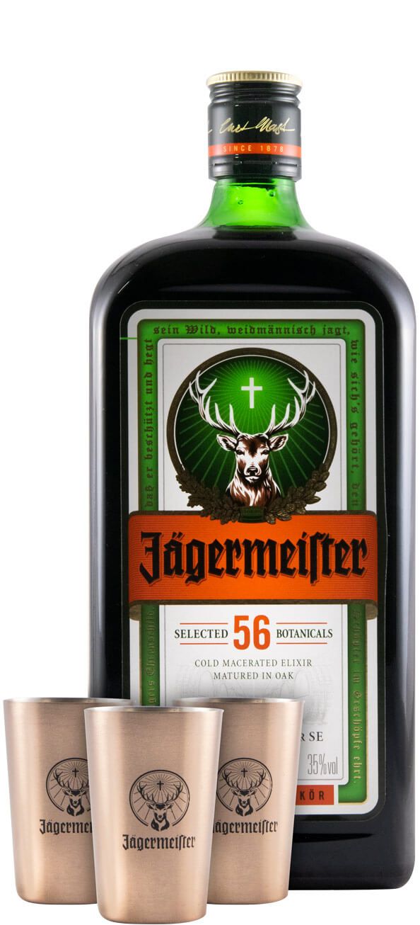 Jägermeister c/3 Copos de Shot 1L