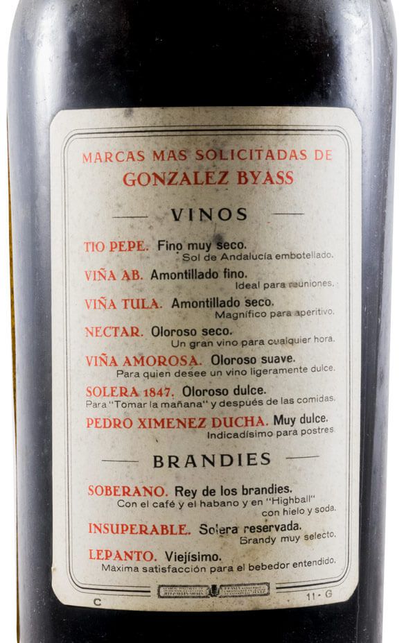 Jerez Fino Gaditano Gonzalez Byass