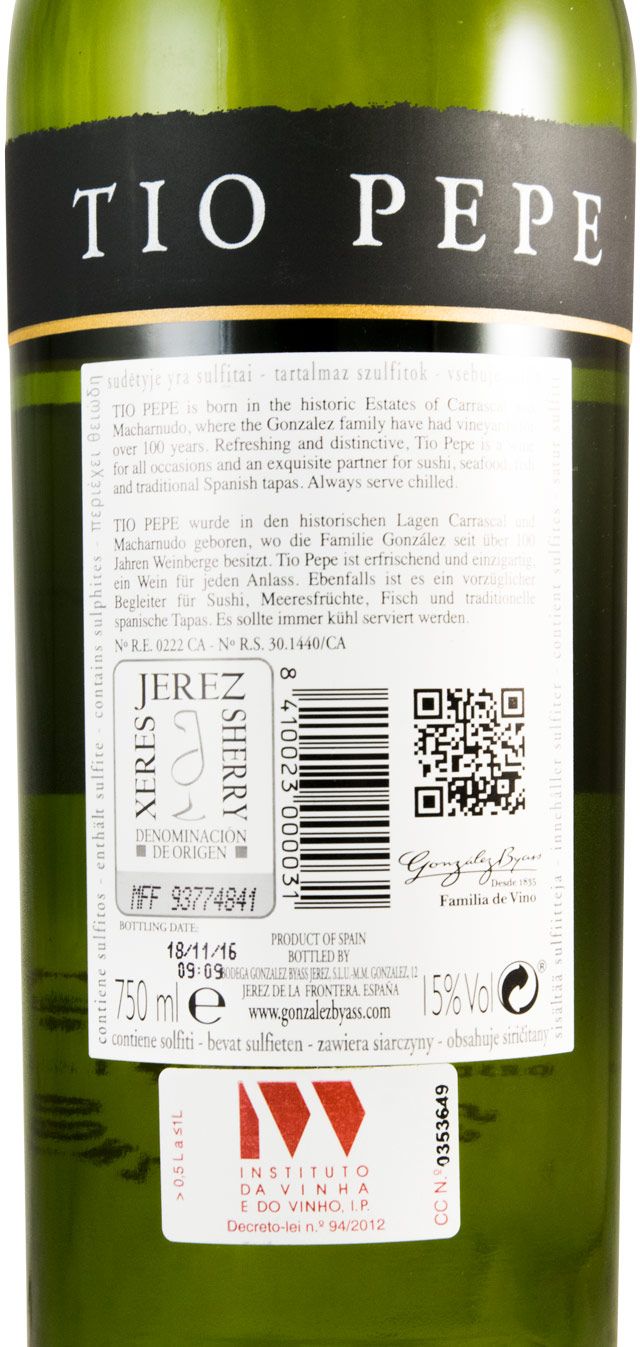 Jerez Tio Pepe