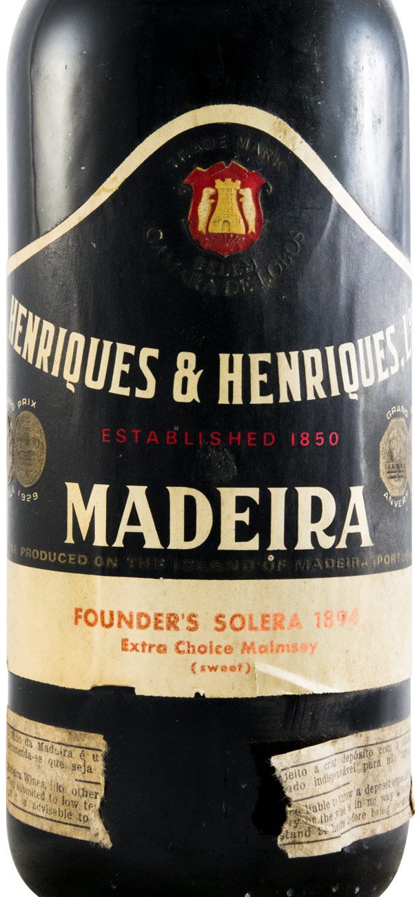 1894 Madeira Henriques & Henriques Solera