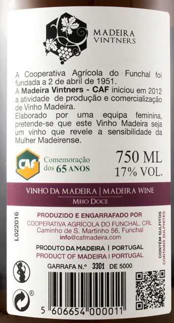 Madeira CAF Vintners Meio Doce