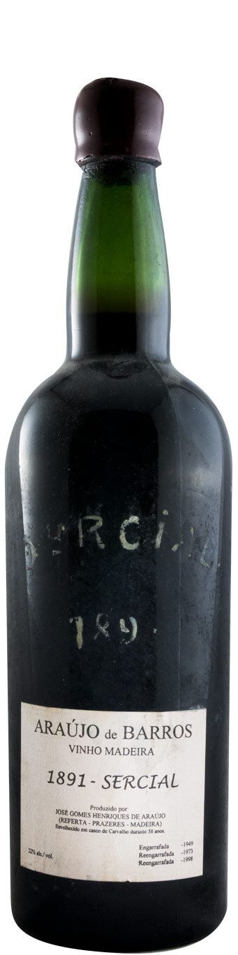 1891 Madeira Araújo de Barros Sercial