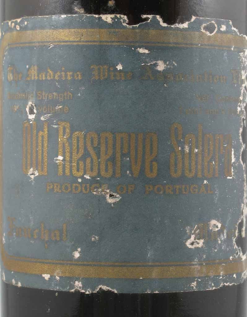 Madeira Old Reserve Solera
