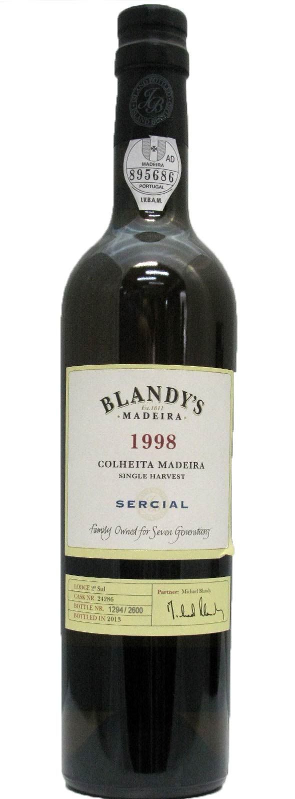 1998 Madeira Blandy's Sercial 50cl