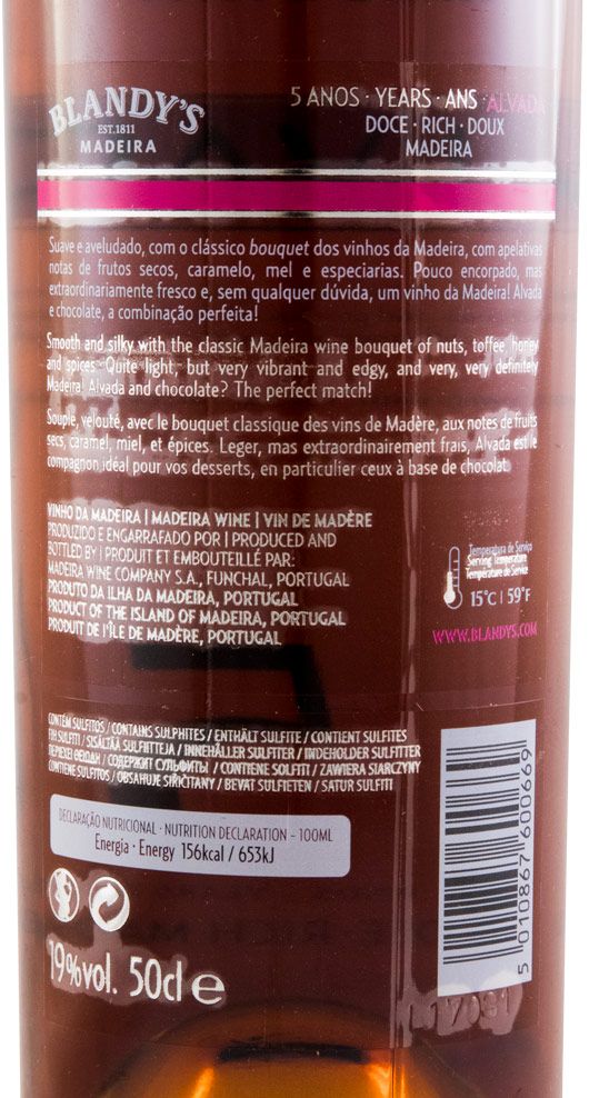 Madeira Blandy's Alvada 5 years 50cl