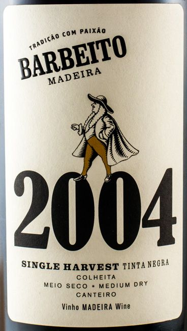 2004 Madeira Single Harvest Barbeito Meio Seco 50cl