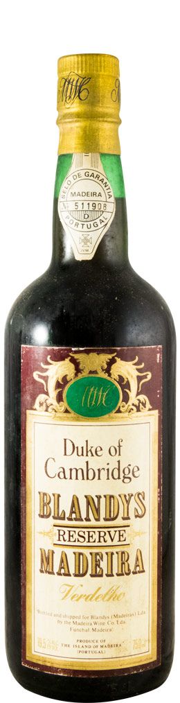 Madeira Blandy's Duke of Cambridge Verdelho
