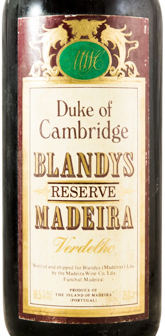Madeira Blandy's Duke of Cambridge Verdelho