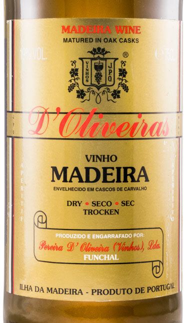 Madeira D'Oliveiras Seco 3 years