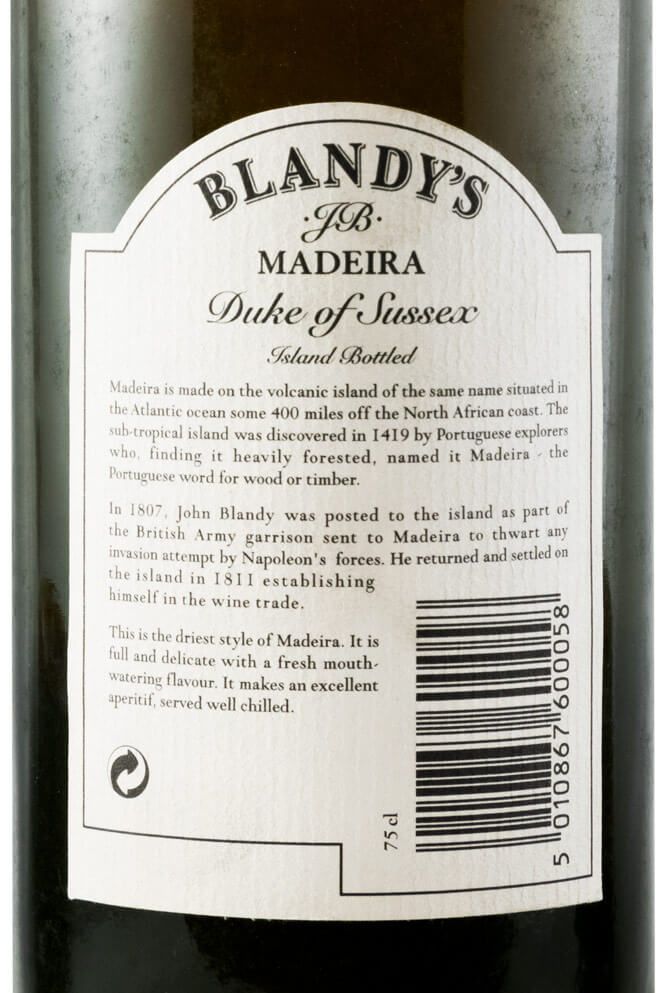 Madeira Blandy's Duke of Sussex Dry