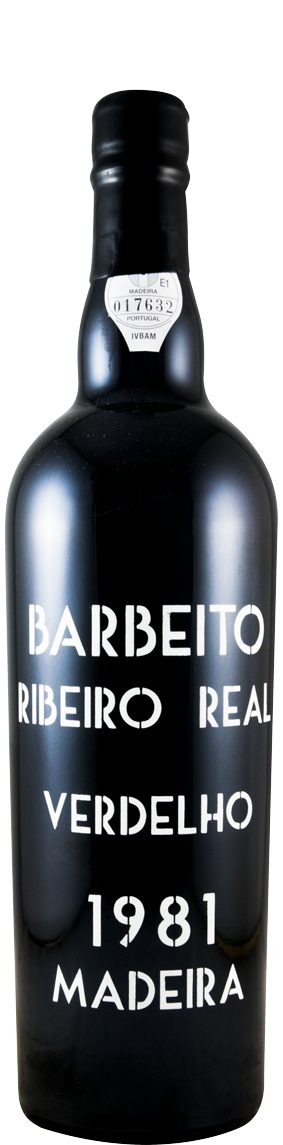 1981 Madeira Barbeito Ribeiro Real Verdelho Frasqueira