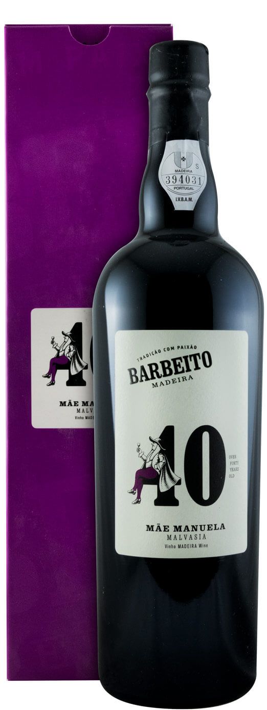Madeira Barbeito Mãe Manuela Malvasia 40 years