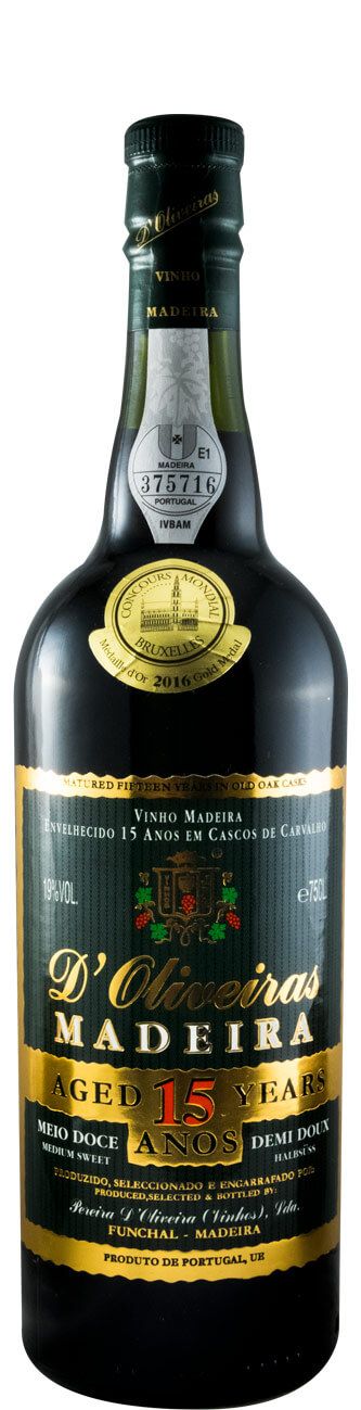 Madeira D'Oliveiras Medium Rich 15 years