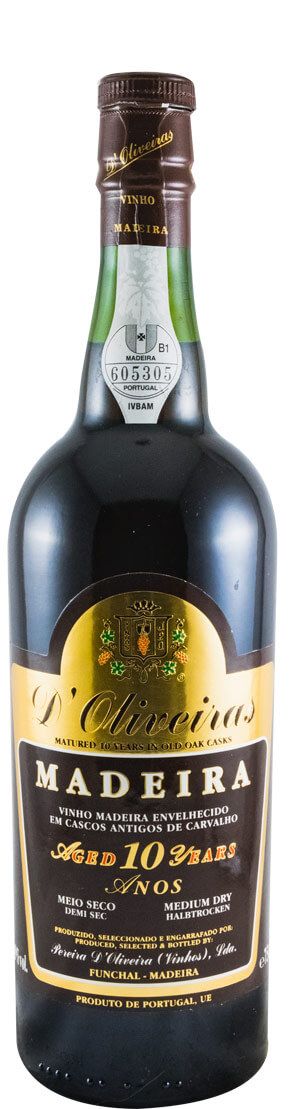 Madeira D'Oliveiras Meio Seco 10 years