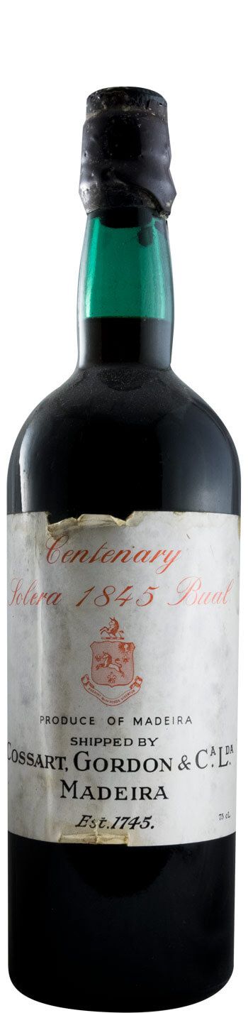 1845 Madeira Cossart Gordon Centenary Bual Solera
