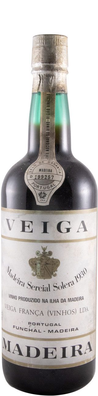 1930 Madeira Veiga França Sercial Solera