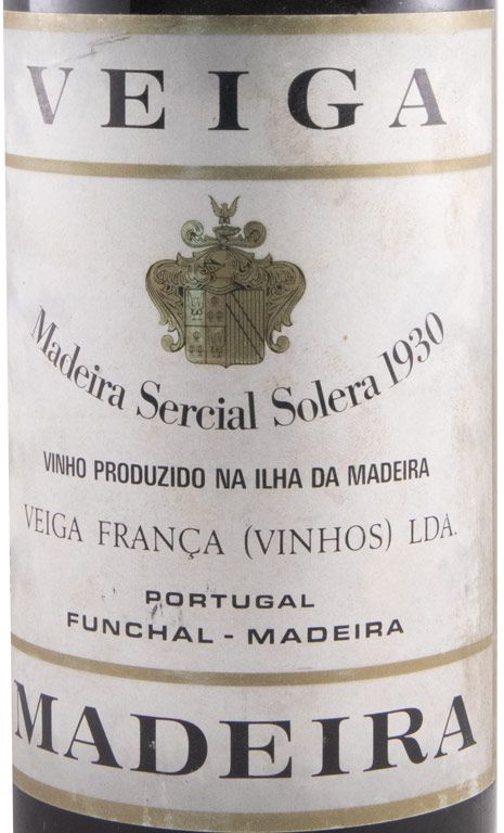 1930 Madeira Veiga França Sercial Solera