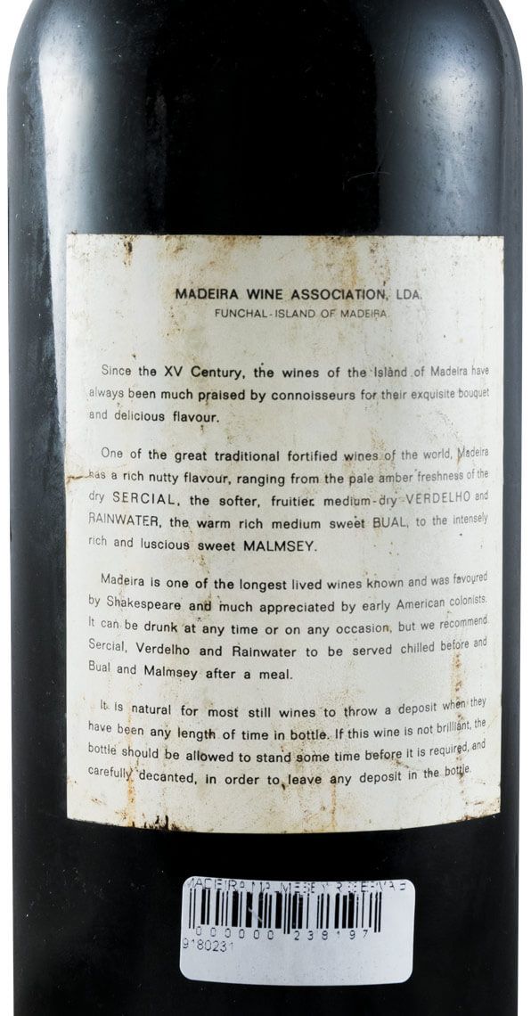 Madeira Blandy's Malmsey Reserve