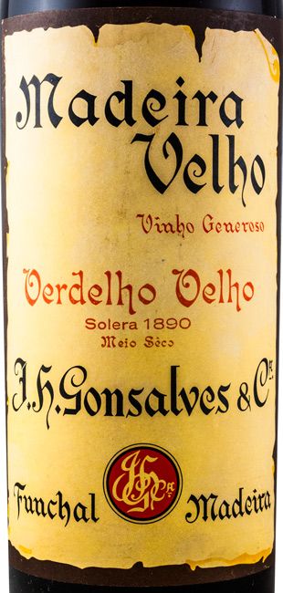 1890 Madeira J.H.Gonçalves Verdelho Velho Solera
