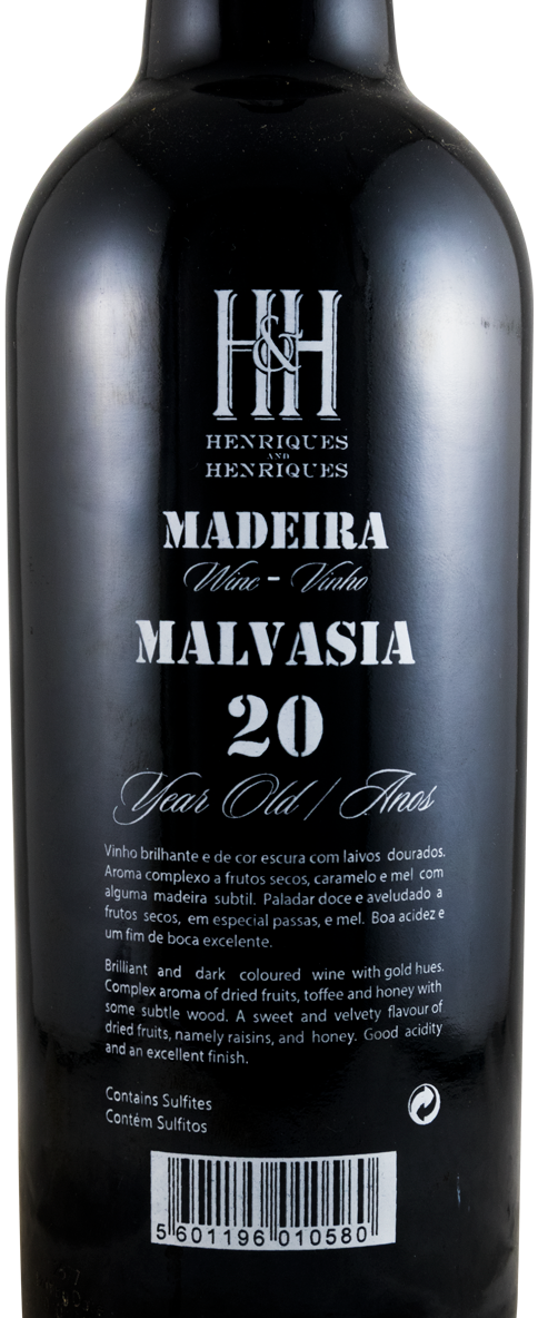 Madeira Henriques & Henriques Malvasia 20 years