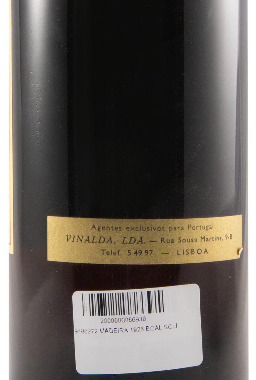1925 Madeira H. M. Borges Boal Solera