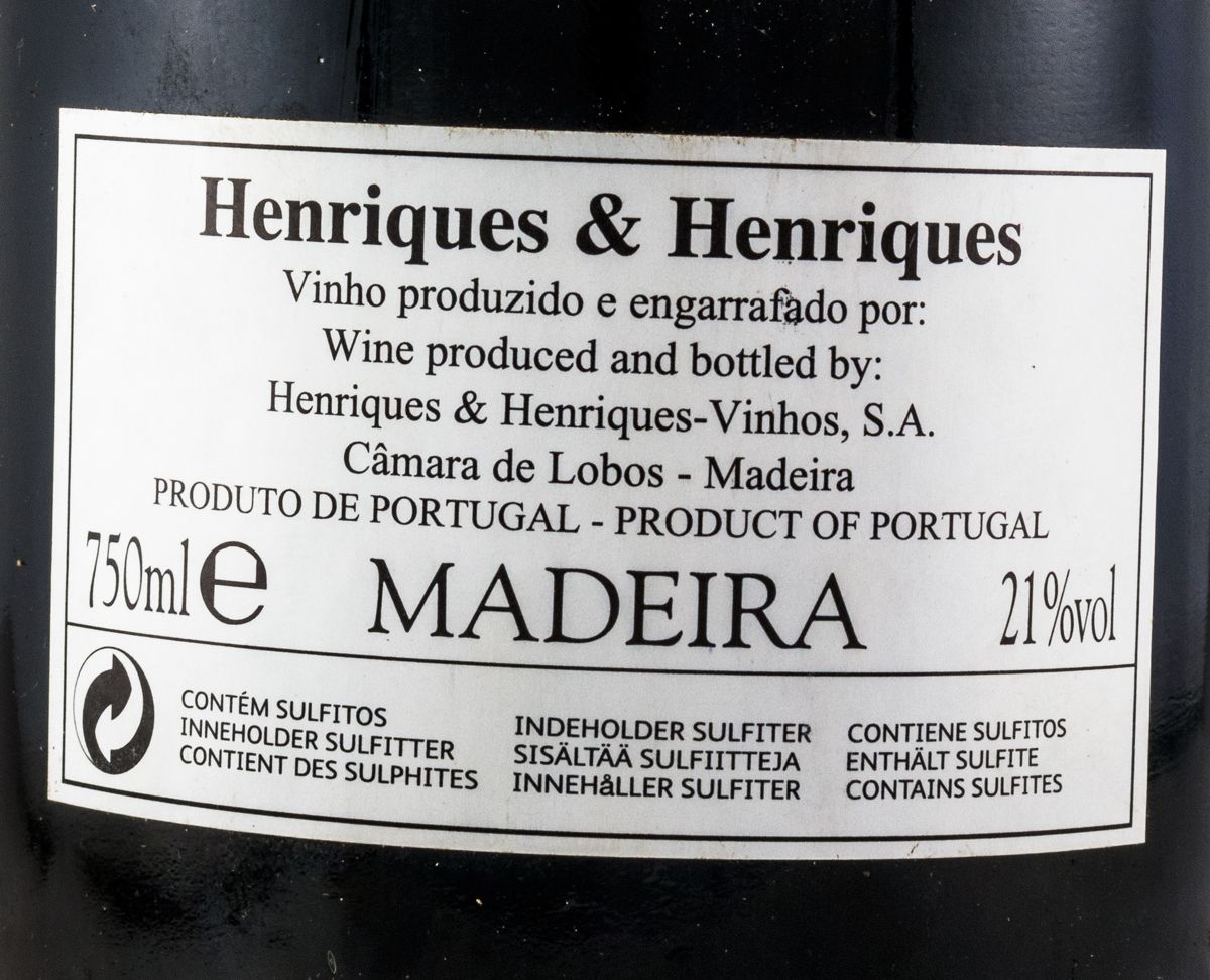 1934 Madeira Henriques & Henriques Verdelho Vintage