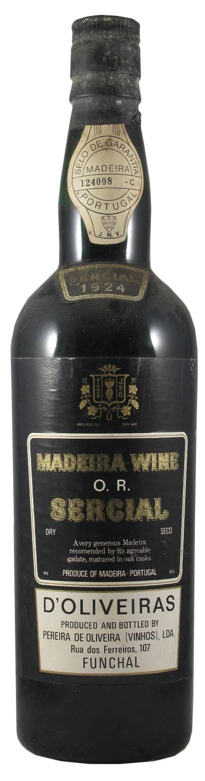 1924 Madeira D'Oliveiras Sercial