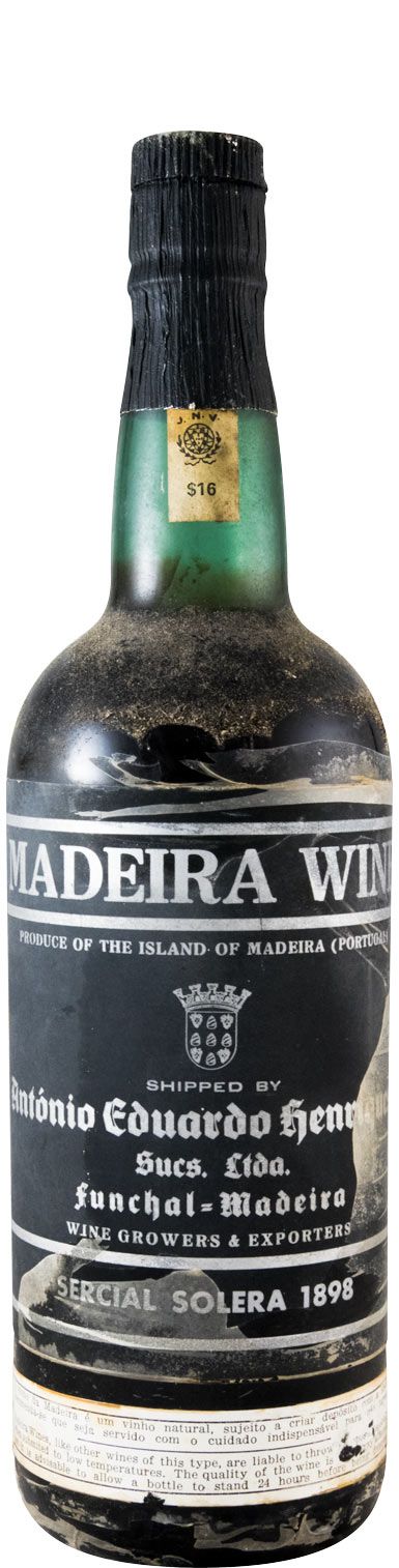 1898 Madeira António Eduardo Henriques Sercial Solera