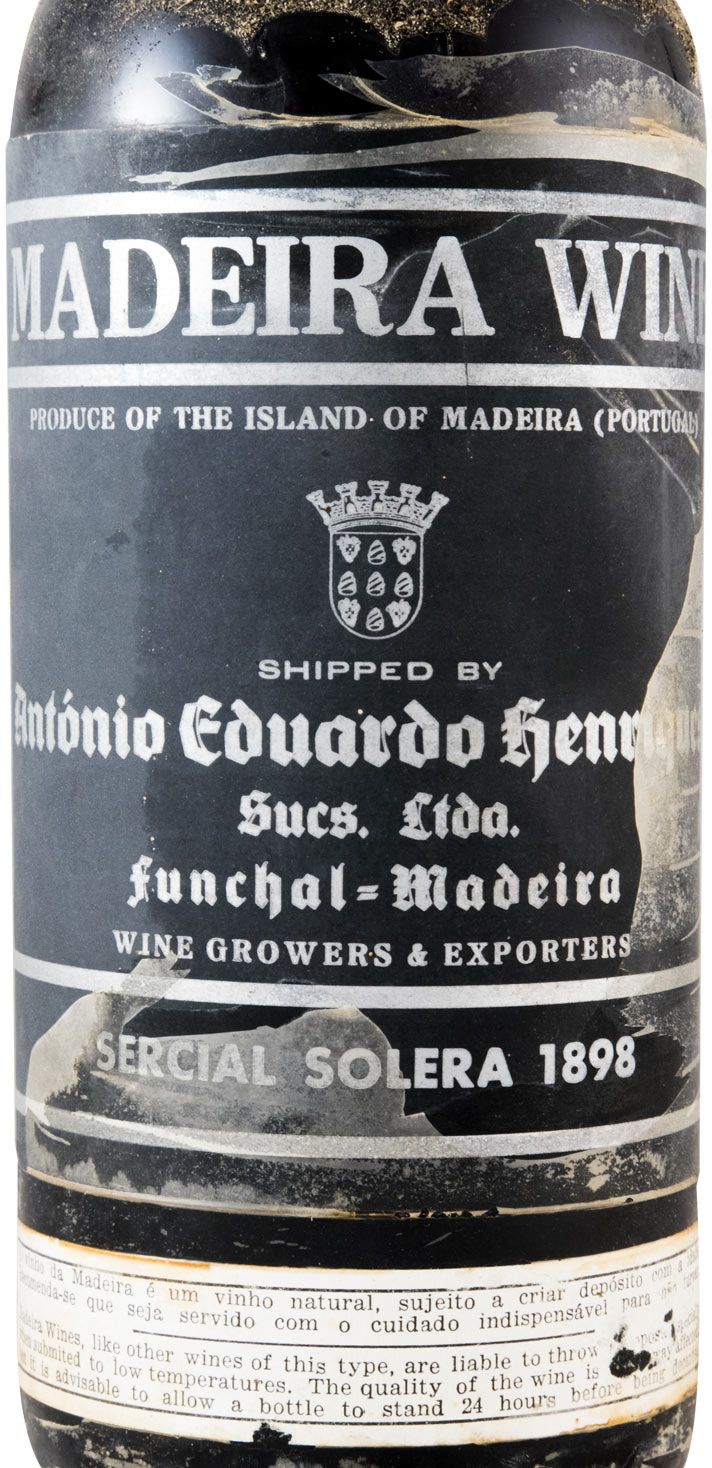 1898 Madeira António Eduardo Henriques Sercial Solera