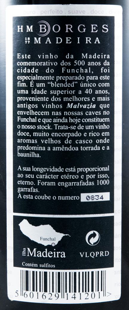 Madeira H. M. Borges Malvasia +40 years