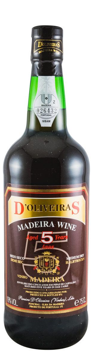 Madeira D'Oliveiras Meio Seco 5 years