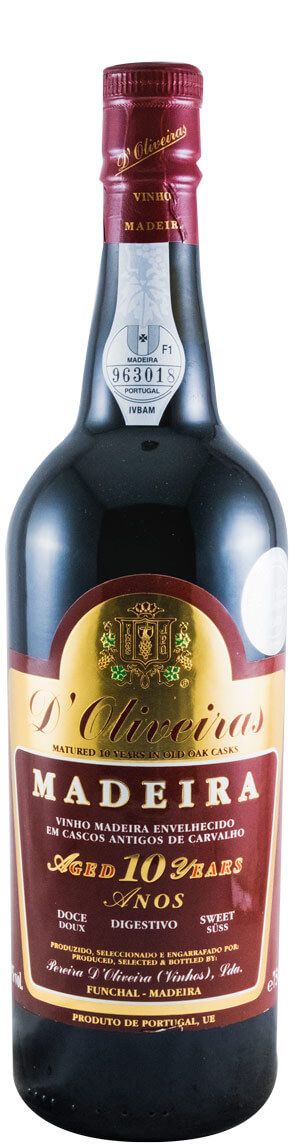 Madeira D'Oliveiras Doce 10 years